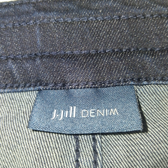 J. Jill Denim Dark Blue Skinny Jeans Women Size 6 - Picture 2 of 16